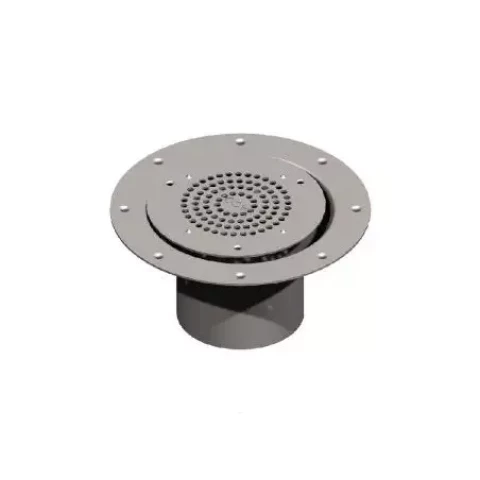 ACO EG150 vertical drain for vinyl floors + siphon, DN100 (97212)