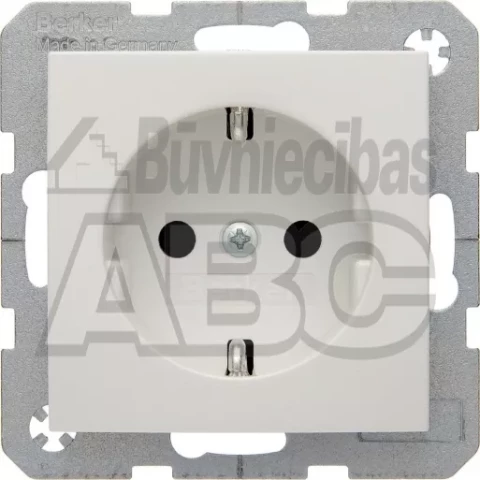 BERKER S1 polar white glossy socket 