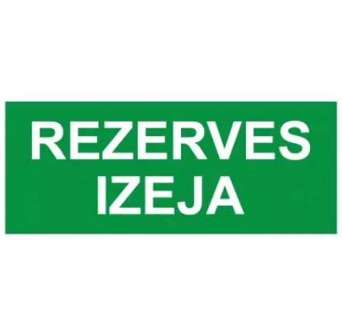 Uzlīme  ''Rezerves izeja''  20x8cm