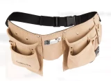 Leather tool belt with 6 pockets BELLOTA PC6BOL