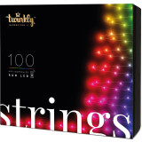 Viedā LED lampiņu virtene Twinkly Strings RGB Gen II 8m 100LED IP44 BT+Wi-Fi