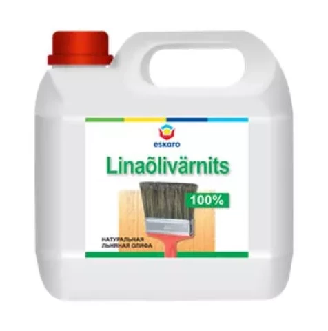 Eskaro LINAOLIVARNITS  3l  Натуральная льняная олифа