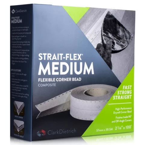 Strait-Flex MEDIUM Composite Inside Corner Tape 57 mm × 30.5 m