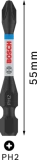 Uzgalis PRO Impact PH2 55mm 2gab/iep. BOSCH 2608522520