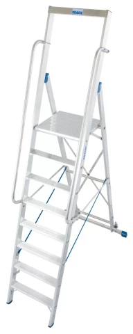 Kāpnes ar plaformu 8 pakāpieni h= 3.1m KRAUSE Stabilo professional