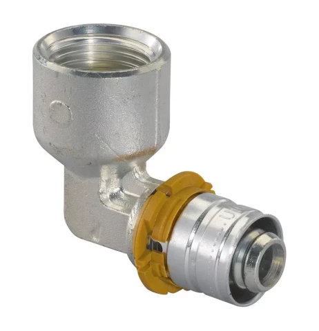 1014751 Uponor presējamais  līknis 90° met., 25-3/4 a.v.