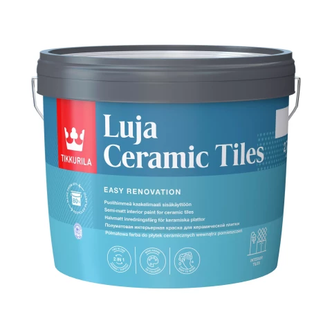 Tikkurila Luja Ceramic Tiles C 2,7L Полуматовый цвет для керамической плитки