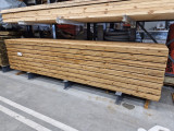 Terrace board 28x145x4800mm pine impregnated brown AB