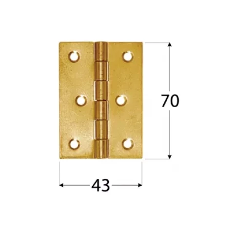 Plait hinge 70x43x1.0mm