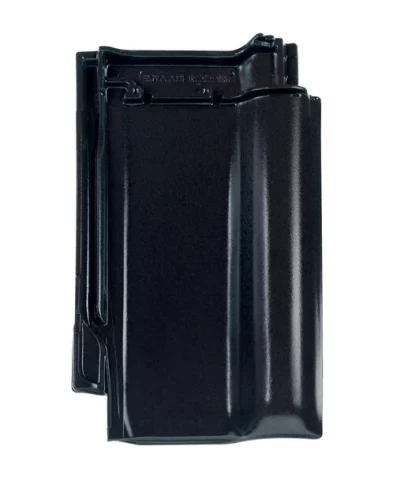 Dakstiņš Rubin 13V melns glazēts435x275mm,6gab/pakā,288gab/pal.,min 14° slīpums,pat.12,35gab/m2