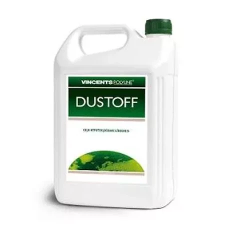 Vincents DUSTOFF 25L dust suppression on gravel road surface