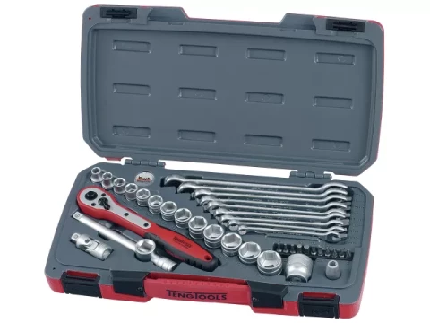 Набор инструментов T3840, 3/8 '' 8-22 мм, Teng Tools