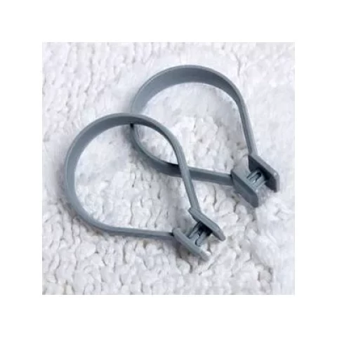 BEAUTY shower curtain rings,gray , bag12pcs