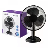 KOBI Galda ventilators VIENTO 40W melns D34cm