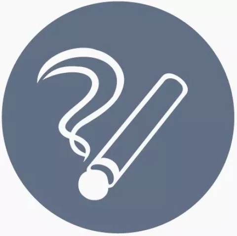 Sticker ''Smoking area'' D-15