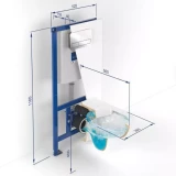 Комбинированная упаковка ViConnect + O.Novo+сиденье+клавиш смыва, белый, Villeroy&Boch