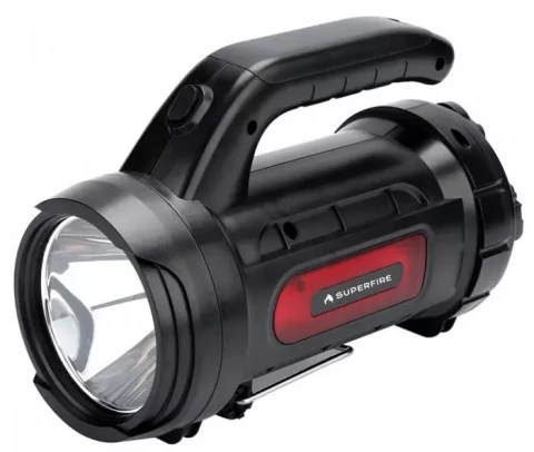 Flashlight with handle Superfire M9-X 9W 440lm 390m IP31 5 modes rechargeable USB-C