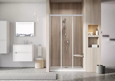 Ravak Dušas durvis ASDP3-110 198 balts + stikls Grape 00VD01R2ZG