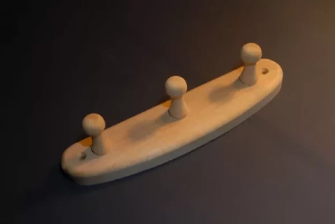 Pakaramais 3 vadži, melnalksnis 300x70x70mm (nr.103)