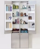GB71GCTC32GR Bathroom storage Graphic, high cabinet - deep