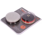 FASTER TOOLS Backing pad set with polishing pads - 8 pcs.