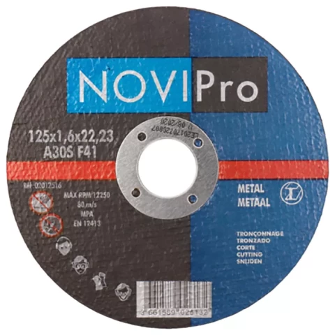 Griezējdisks metāla 125X1.6 PL Novipro