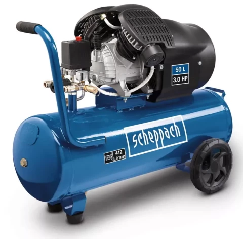 Compressor HC 53DC, 50 L, 10 bar, Scheppach 5906102901