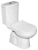 Toilet bowl Turavit Alize with SC cover, vertical outlet, white