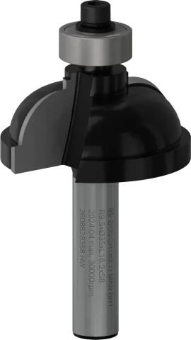 Кромочная фреза HM R=9.5 мм, длина 17 мм, хвостовик 8 мм, Bosch (2608628358)