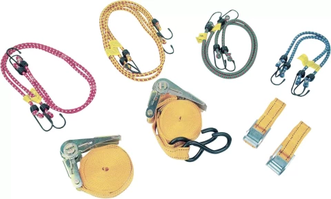 Kravas siksnu un trosīšu komplekts bagāžas nostiprināšanai, MANNESMANN M00500