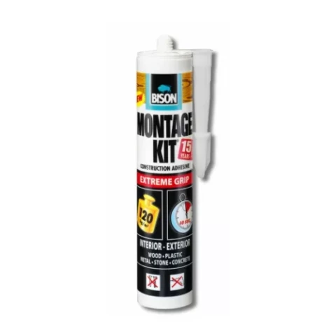 Bison MONTAGE KIT Extreme Grip 370g adhesive