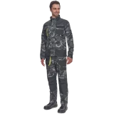 Bikses kamuflāžas pelēks/dzeltens IZM 50