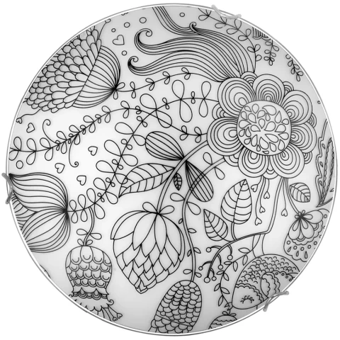 Plafonlampa E27 NOWODVORSKI 5607 BLOSSOM BLACK 9