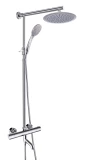 Душевой набор ETNA с термостатом Thermo-10 (SW) с изливом, 625048 02593