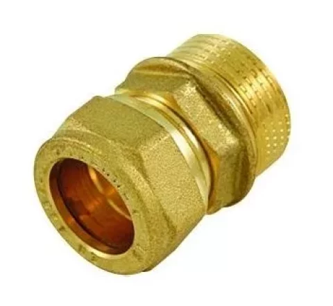 Kompresija pāreja 22-3/4" ār.vītne kapara caurulēm Tiemme