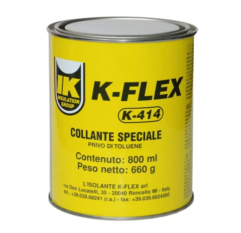 K-FLEX Līme K-414 0.8L kaučuka izolācijas materiāliem