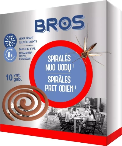 Bros spirals against mosquitoes 10pcs