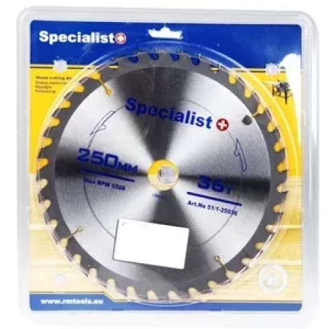 Zāģripa 250mm,36 zobi  30/20mm Specialist