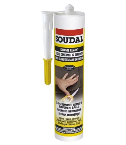 Soudal ROOF MASTIC 310ml Rubber Sealant