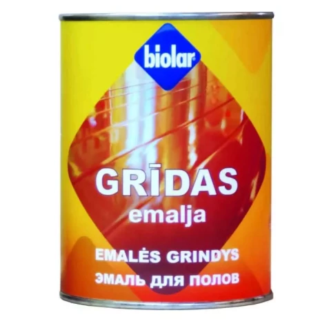 Biolar Grīdas emalja 0.8L sarkanbrūna