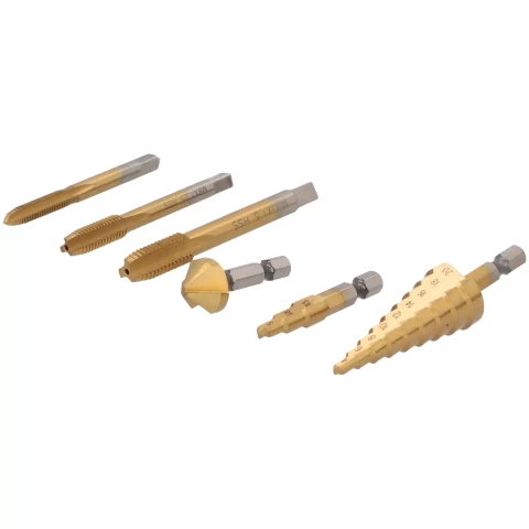 DRAUMET Комплект разверток,метчиков,цековок - 6ч.