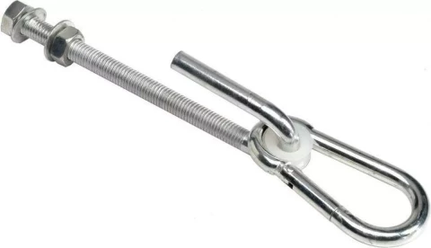 Šūpolēm M12x140 āķveida  +karabīne