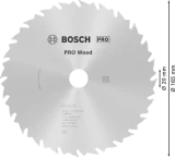 Zāģripa kokam PRO Wood 165 x 20/16 x 1.7mm Z24  BOSCH 2608642601