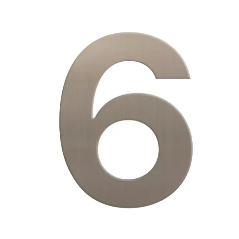 Numurs durvīm Nr.6, pašlīmējošs sudraba