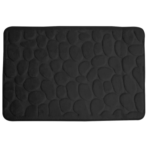 765-20 Paklājs lateksa RIMINI 60x95cm, melns DUSCHY