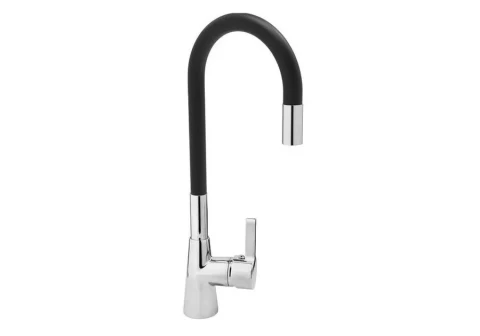 Kitchen sink mixer FALA "Flexible", black 35309, BR7205WHC