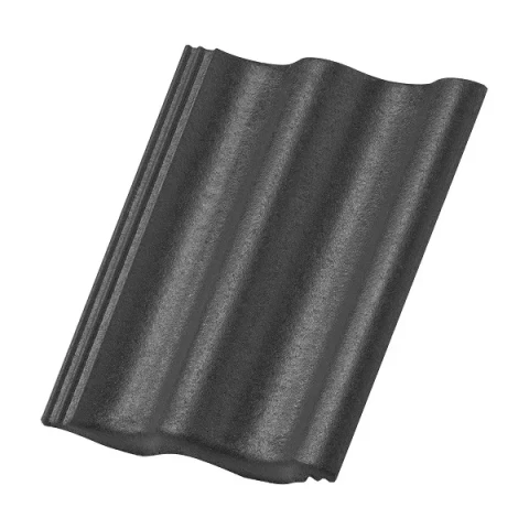 Черепица Zanda Lumino 300 мм, графитово-серый цвет, расход 10 шт./м2, минимальный уклон 14 г, 40 шт./паллет, 240 шт./паллет