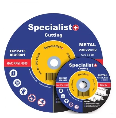Griezējdisks metālam  Specialist 125x1,2x22