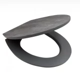 Ridder WC poda vāks pelēks Cements, ar Soft-Close, MDF