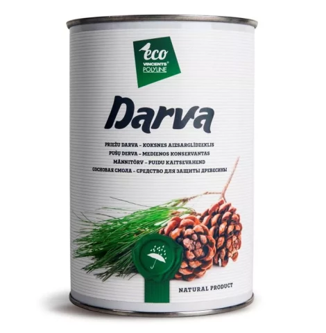 Vincents DARVA 1L Сосновая смола – средство для защиты древесины